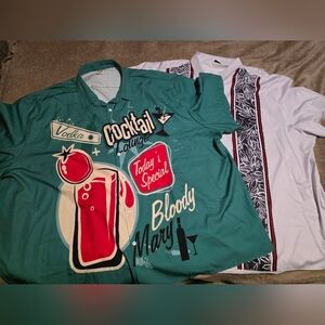 GUC Lot Of 2 Mens Hardaddy Button Up Shirts size 7XLB Big & Tall